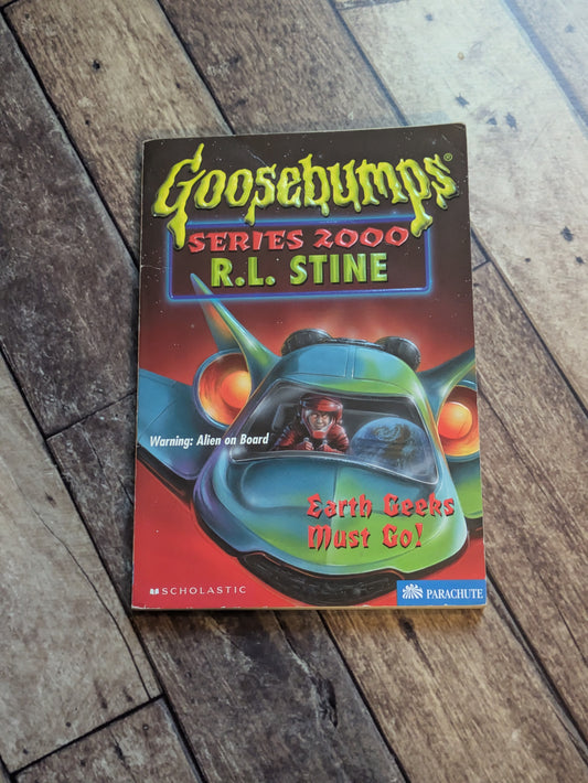 Earth Geeks Must Go! (Goosebumps Series 2000 #24) by R.L. Stine - Vintage Book
