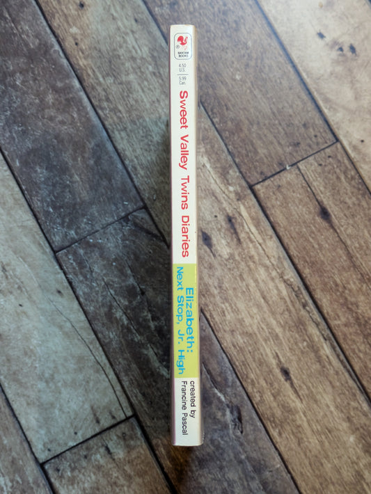 Elizabeth: Next Stop, Jr. High (Sweet Valley Twins Super Editions #13) by Francine Pascal, Jamie Suzanne - Vintage Paperback
