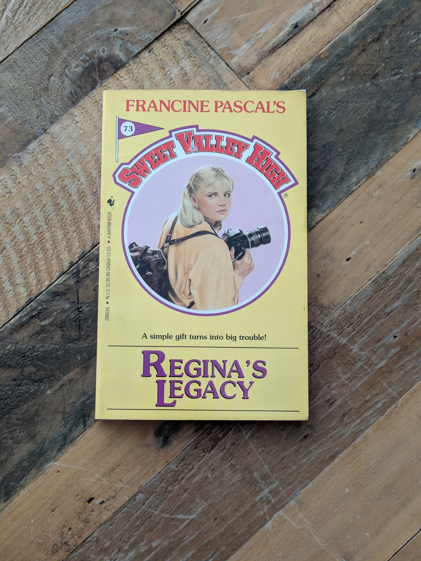 Regina's Legacy (Sweet Valley High #73) by Francine Pascal (Creator), Kate William - Vintage Paperback