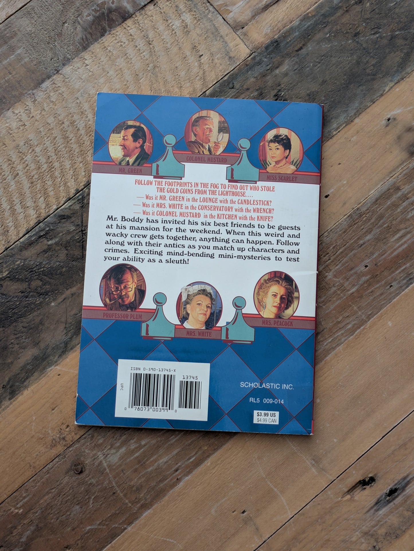 Footprints in the Fog (Clue #18) by Dona Smith - Vintage Paperback