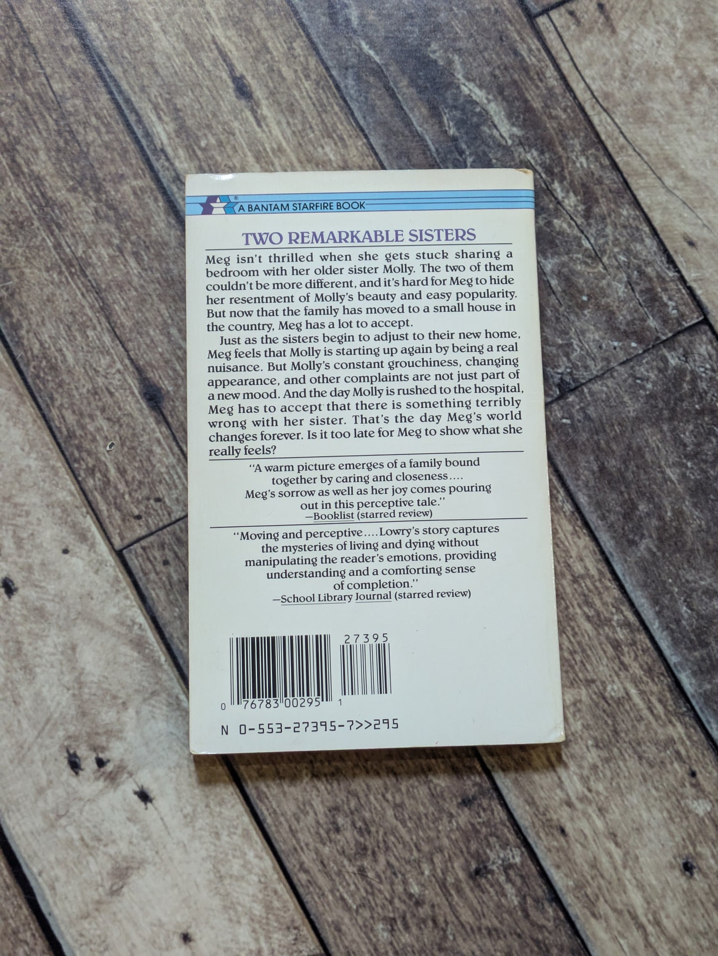 A Summer to Die (Vintage Paperback) by Lois Lowry