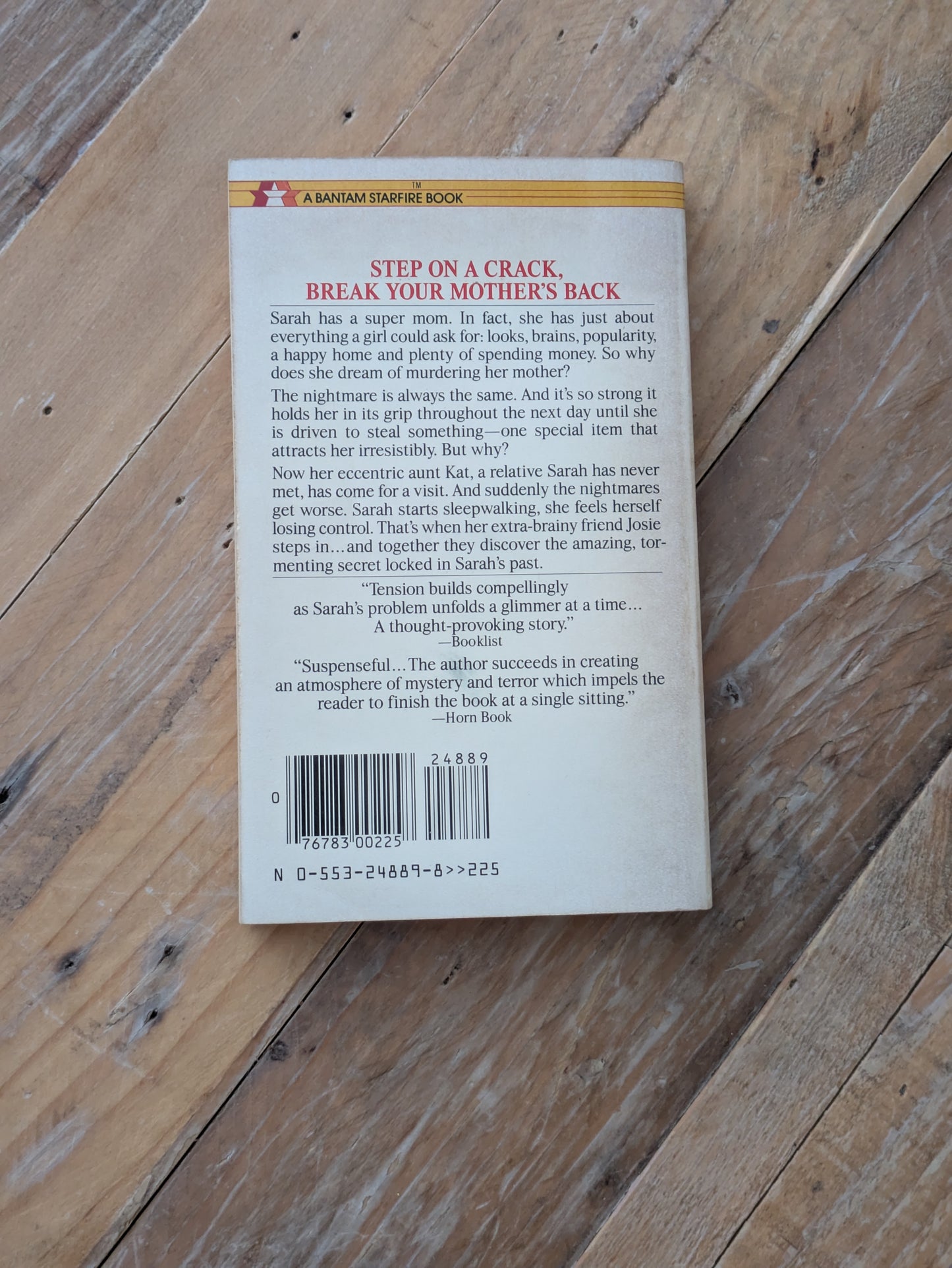 Step on a Crack (Rare Vintage Paperback) by Mary Anderson