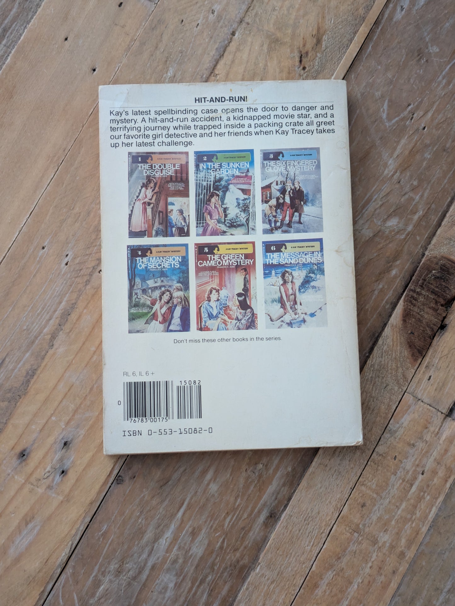 Six-Fingered Glove Mystery, The (Kay Tracey Mystery #5) by Frances K. Judd - Vintage Paperback