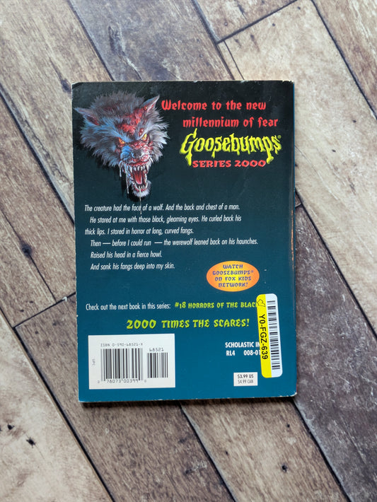 Werewolf in the Living Room, The (Goosebumps 2000 #17) by R.L. Stine - Vintage Paperback