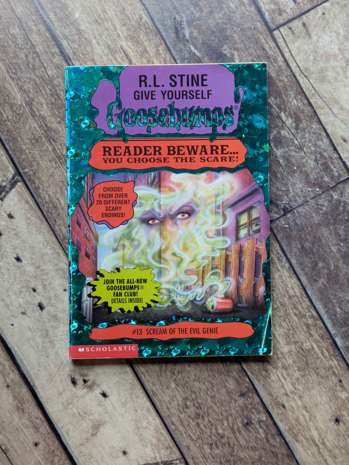 Scream of the Evil Genie (Give Yourself Goosebumps #13) by R.L. Stine - Vintage Paperback