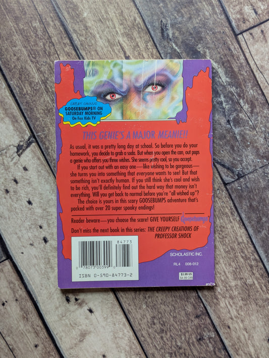 Scream of the Evil Genie (Give Yourself Goosebumps #13) by R.L. Stine - Vintage Paperback