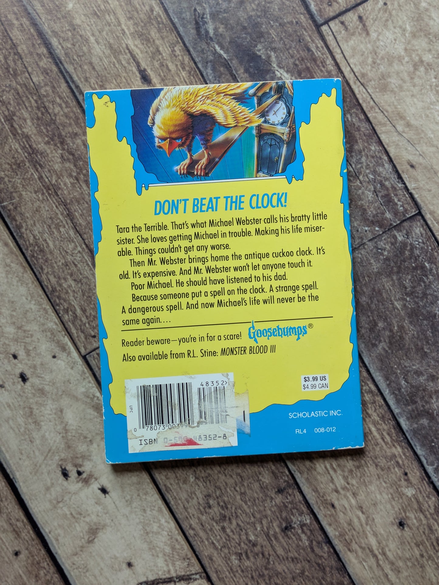 Cuckoo Clock of Doom, The (Goosebumps #28) R.L. Stine Vintage Paperback