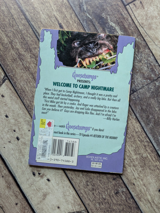 Welcome to Camp Nightmare (Goosebumps Presents #3) by Megan Stine, Jeff Cohen , R.L. Stine