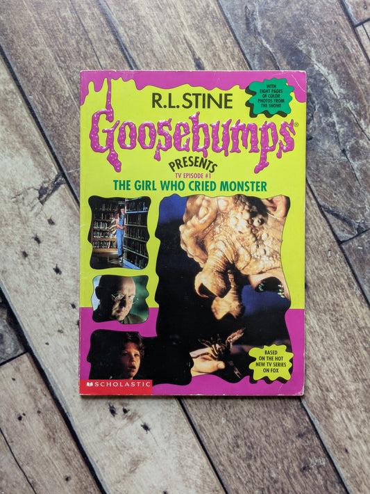 Girl Who Cried Monster, The (Goosebumps Presents #1) by R.L. Stine - Vintage Paperback