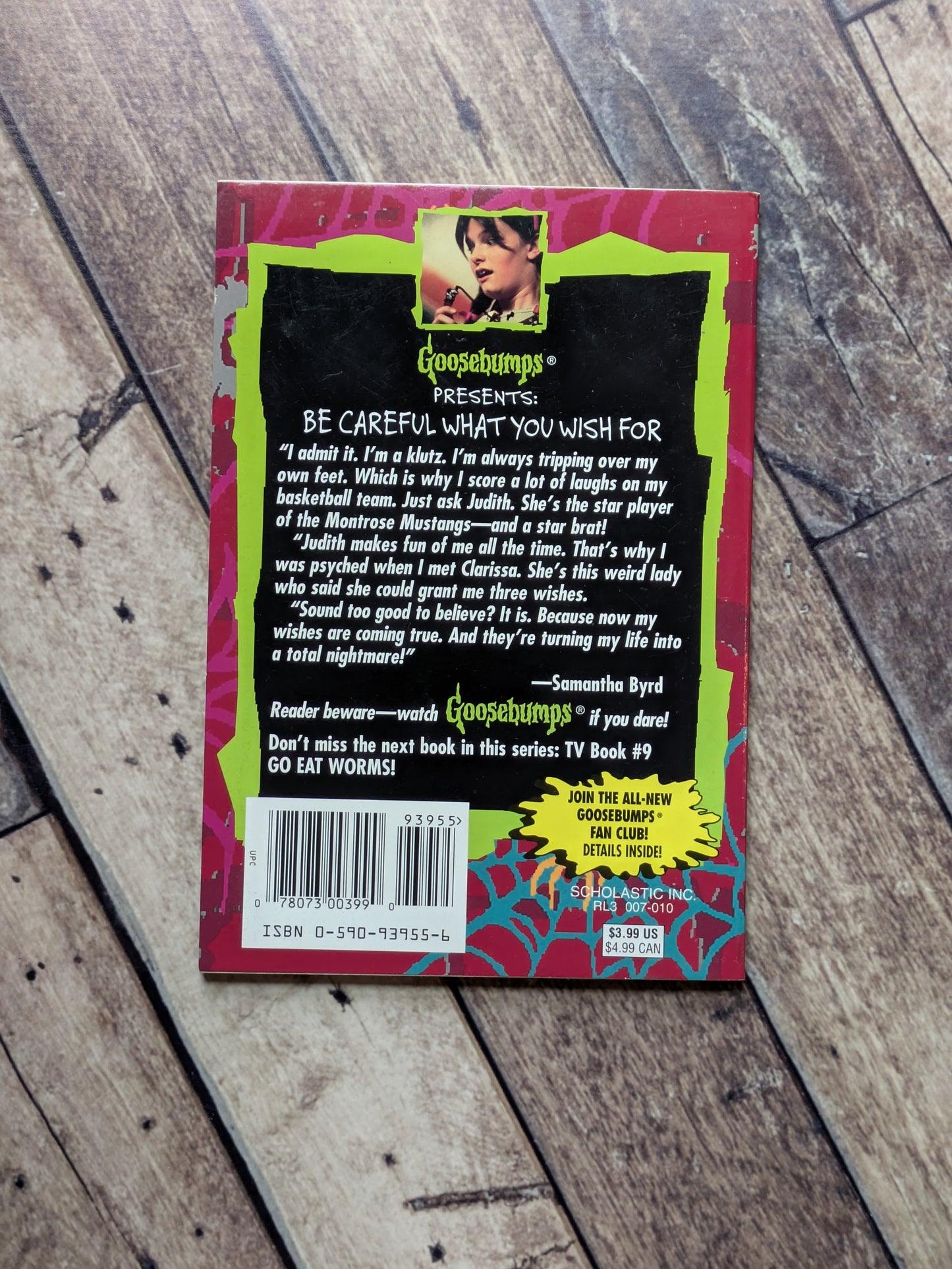 Be Careful What You Wish For (Goosebumps Presents #8) by R.L. Stine - Paperback
