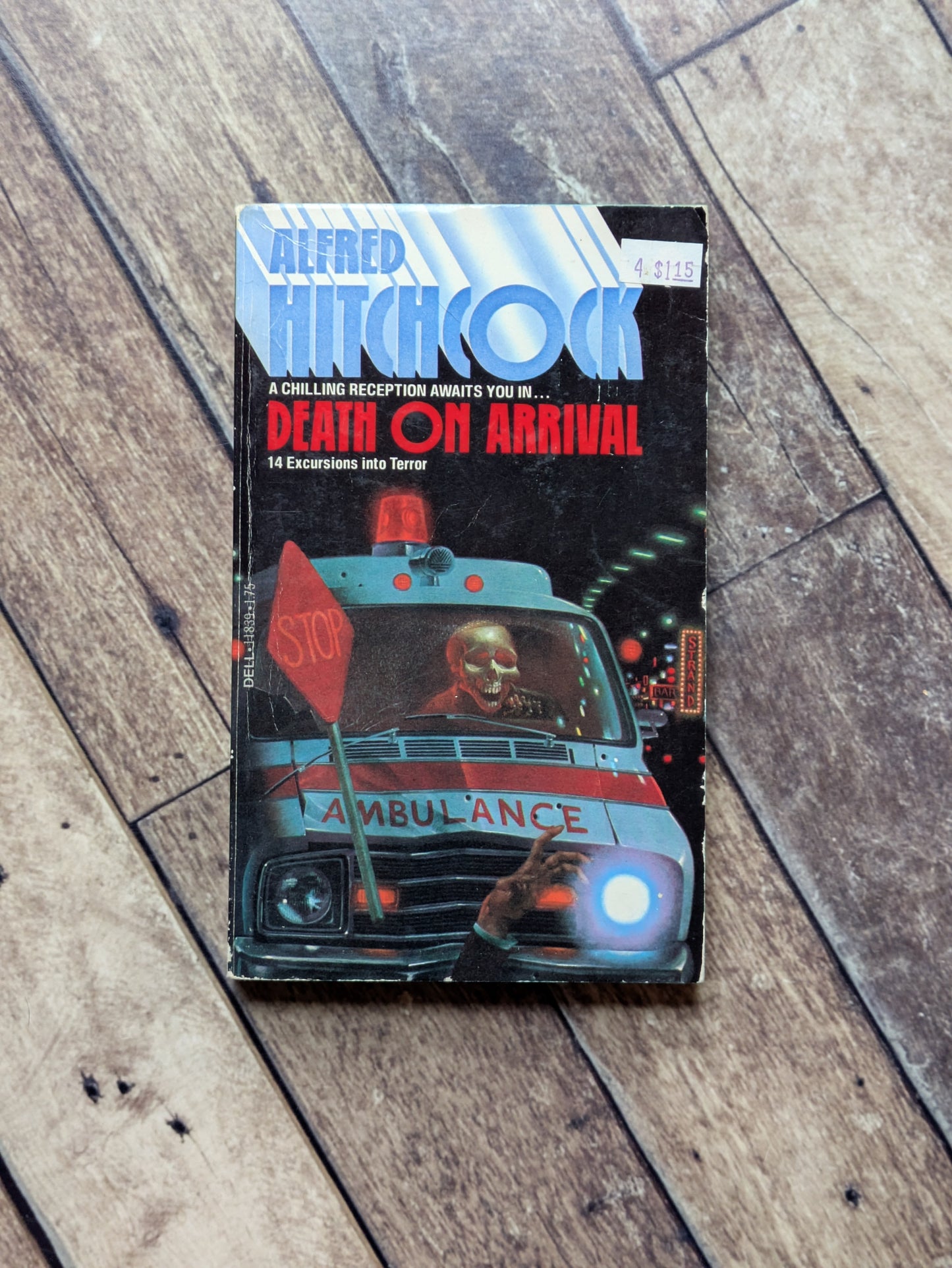 Death on Arrival (Alfred Hitchcock Presents) Vintage Paperback Anthology