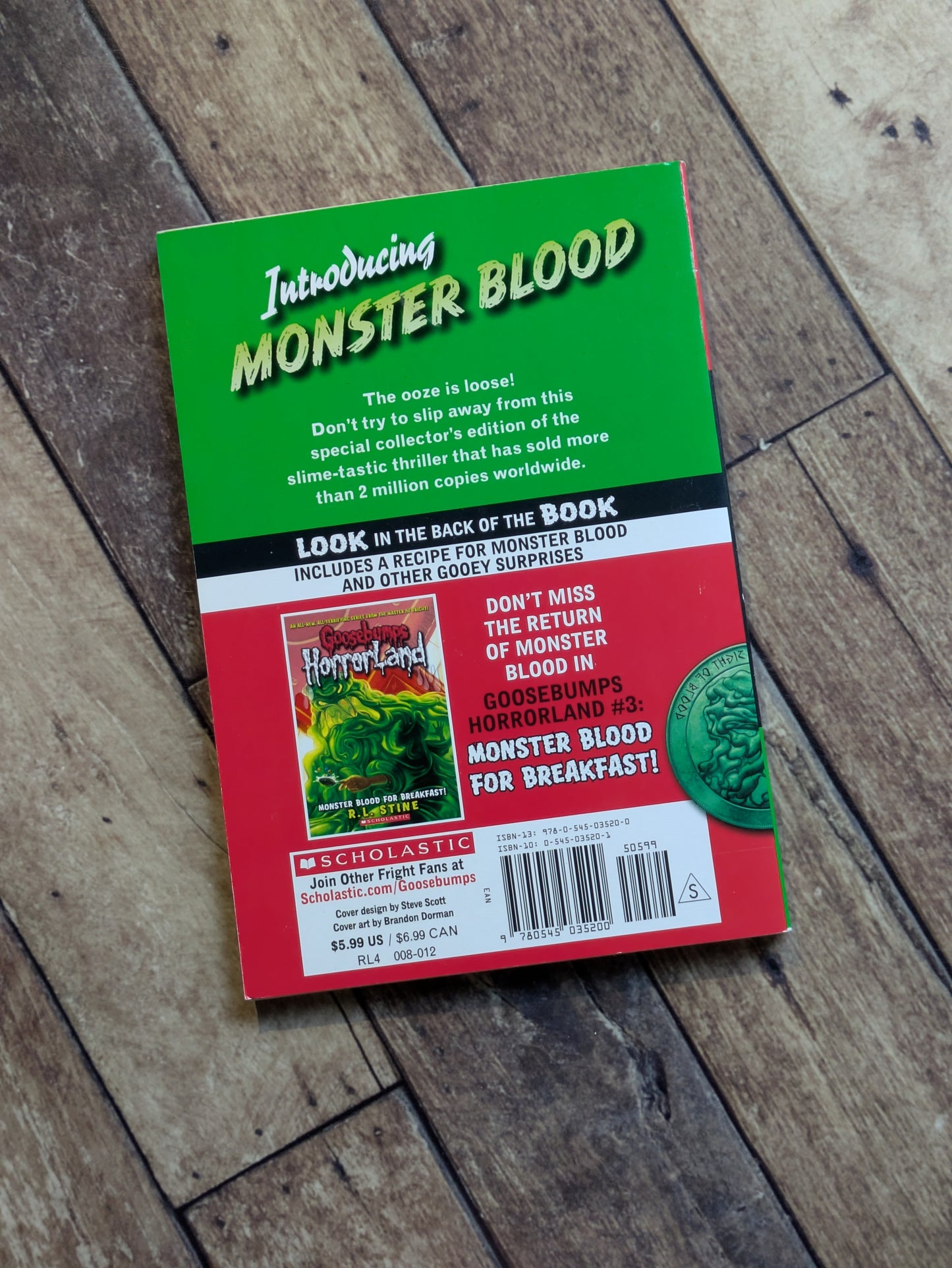 Monster Blood (Classic Goosebumps #3) by R.L. Stine - Paperback