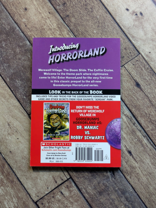 One Day at Horrorland (Classic Goosebumps #5) by R.L. Stine - Paperback