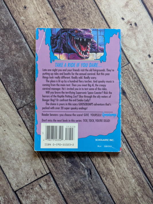 Escape From the Carnival of Horrors (Give Yourself Goosebumps #1) R.L. Stine - Vintage Paperback