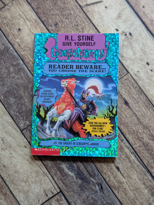 Knight in Screaming Armor (Give Yourself Goosebumps #9) R.L. Stine Vintage Paperback