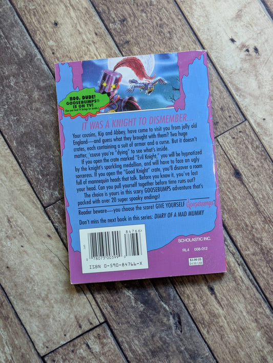 Knight in Screaming Armor (Give Yourself Goosebumps #9) R.L. Stine Vintage Paperback