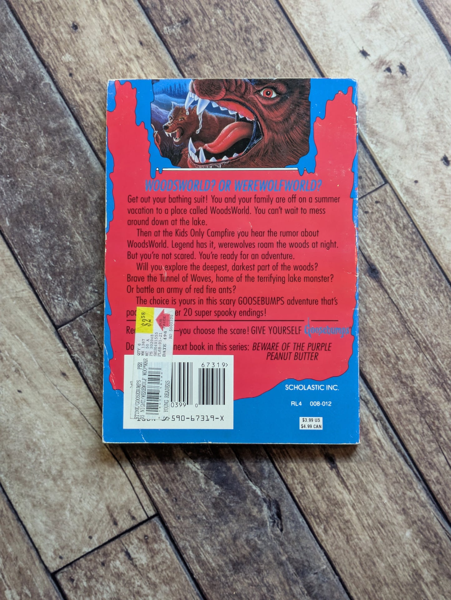 Night in Werewolf Woods (Give Yourself Goosebumps #5) by RL Stine