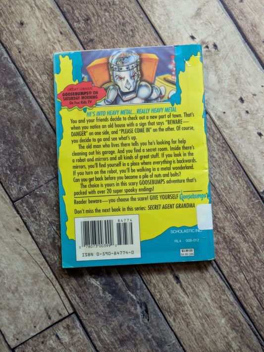 Creepy Creations of Professor Shock, The (Give Yourself Goosebumps #14) R.L. Stine - Vintage Paperback