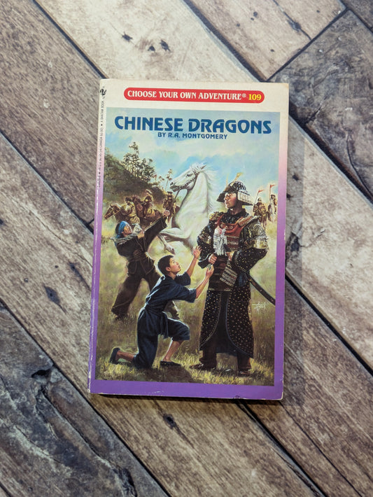 Chinese Dragons (Choose Your Own Adventure #13) by R.A. Montgomery, Yee Chea Lin (Illustrator) - Vintage Paperback