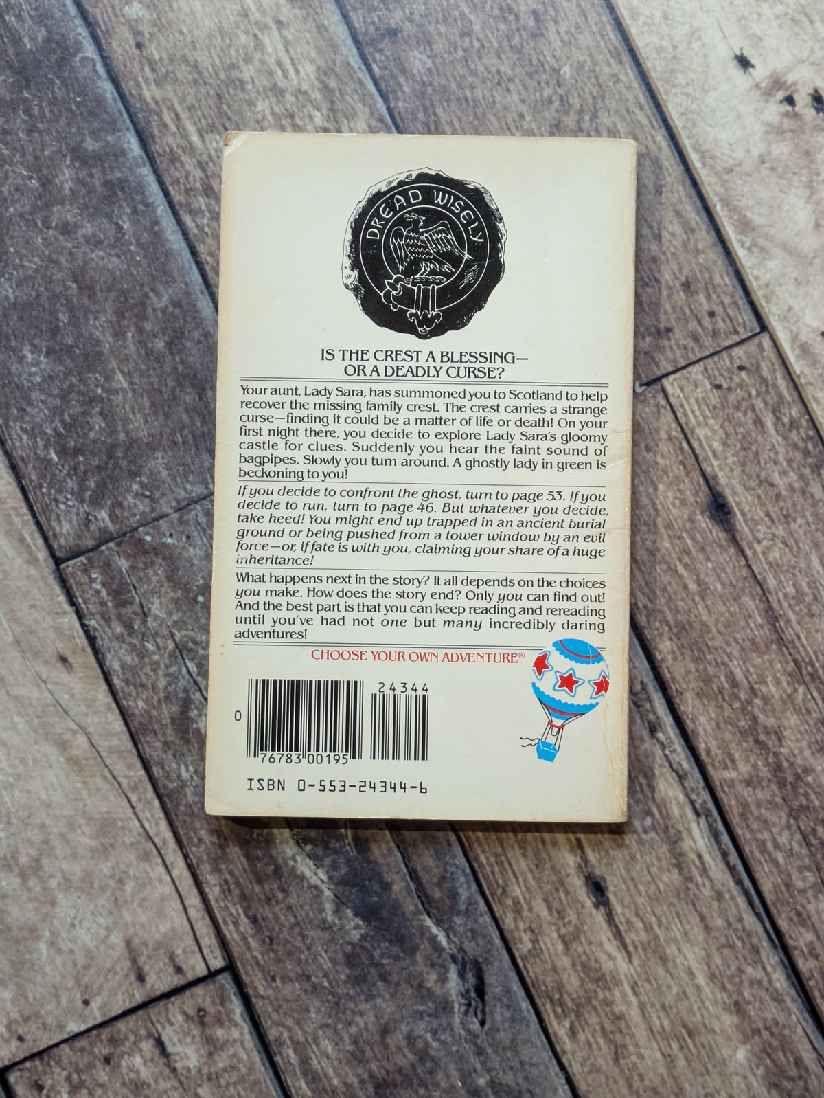 Mystery of the Highland Crest, The (Choose Your Own Adventure #34) by Louise Munro Foley - Vintage Paperback