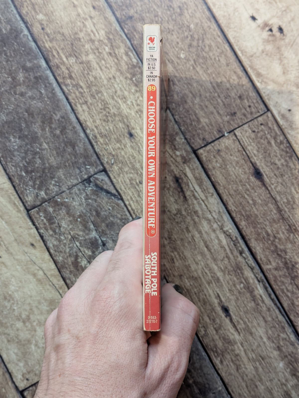 South Pole Sabotage (Choose Your Own Adventure #89) by Seddon Johnson - Vintage Paperback