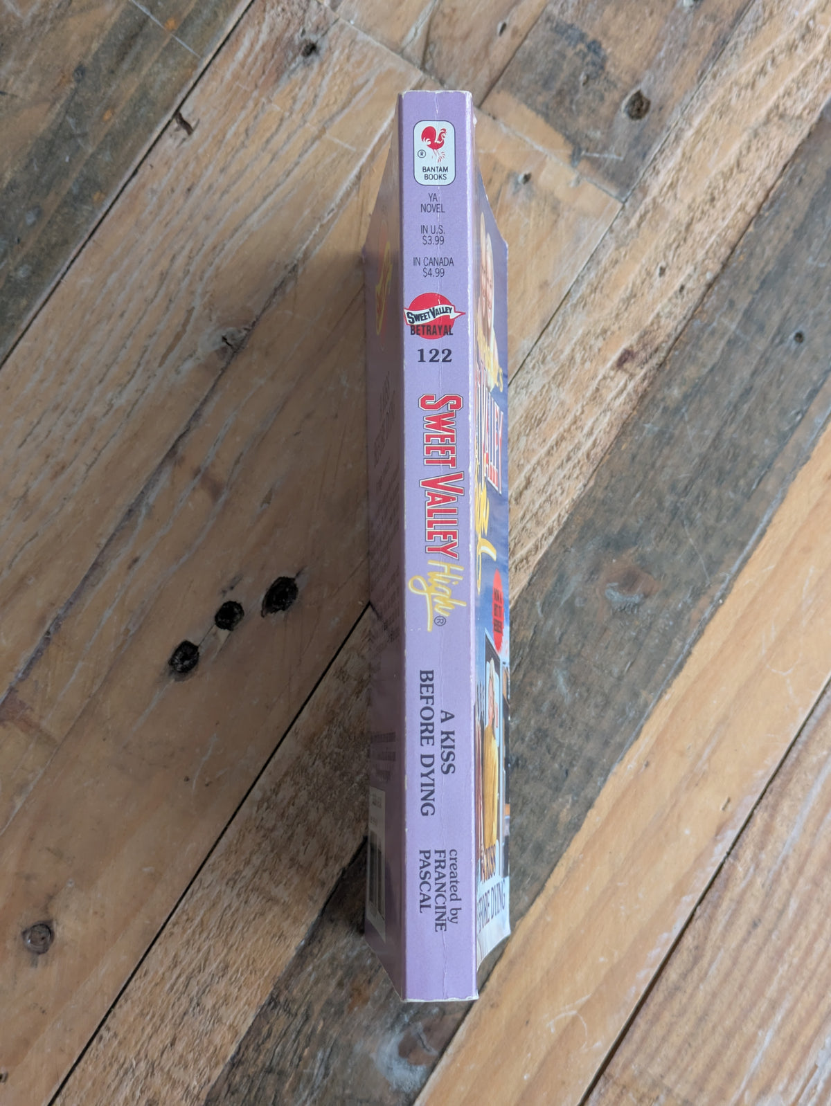 A Kiss Before Dying (Sweet Valley High #122) by Francine Pascal (Creator), Kate William - Vintage Paperback