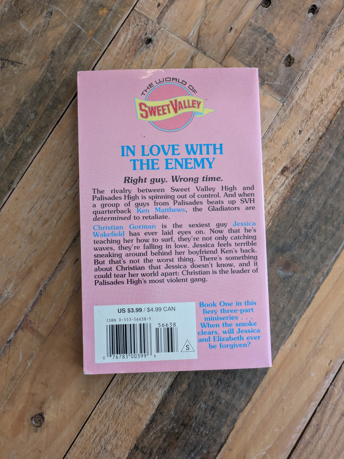 In Love with the Enemy (Sweet Valley High #120) by Francine Pascal (Creator), Kate William