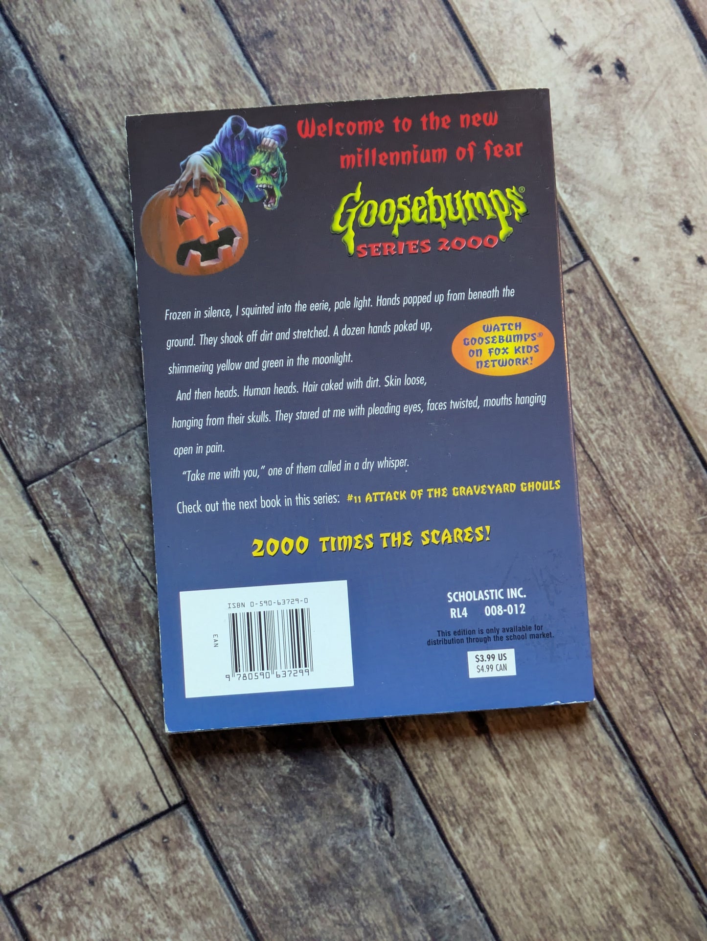 Headless Halloween (Goosebumps 2000 #10) by R.L. Stine - Vintage Paperback