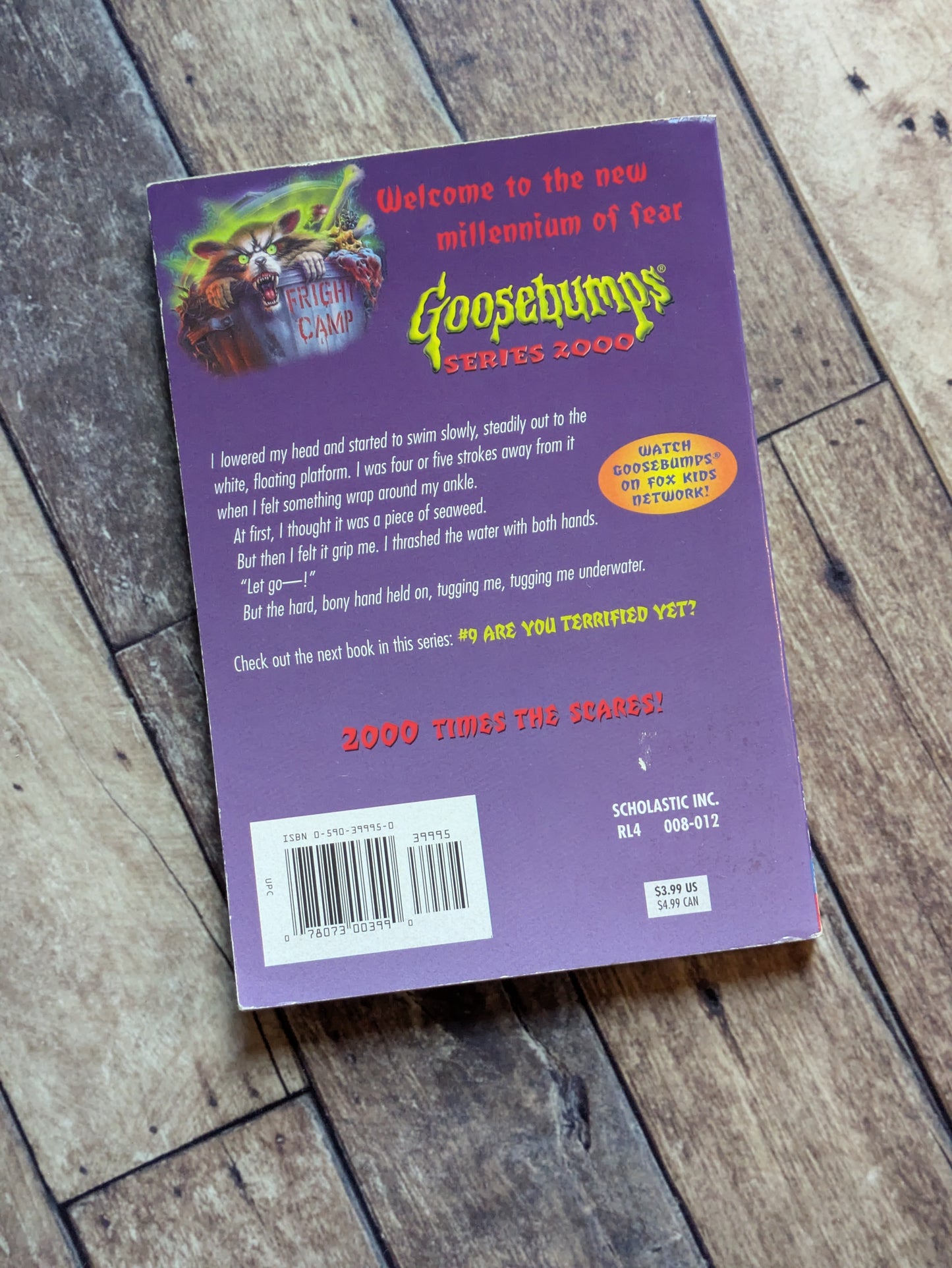 Fright Camp (Goosebumps Series 2000 #8) by R.L. Stine
