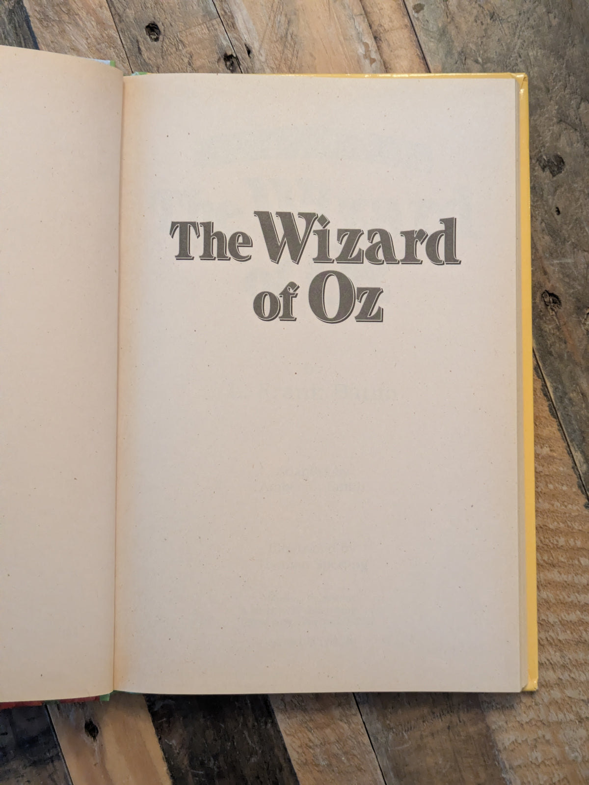 Wizard of Oz, The (Illustrated Cassic Collection) by Ronne Randall - Hardcover