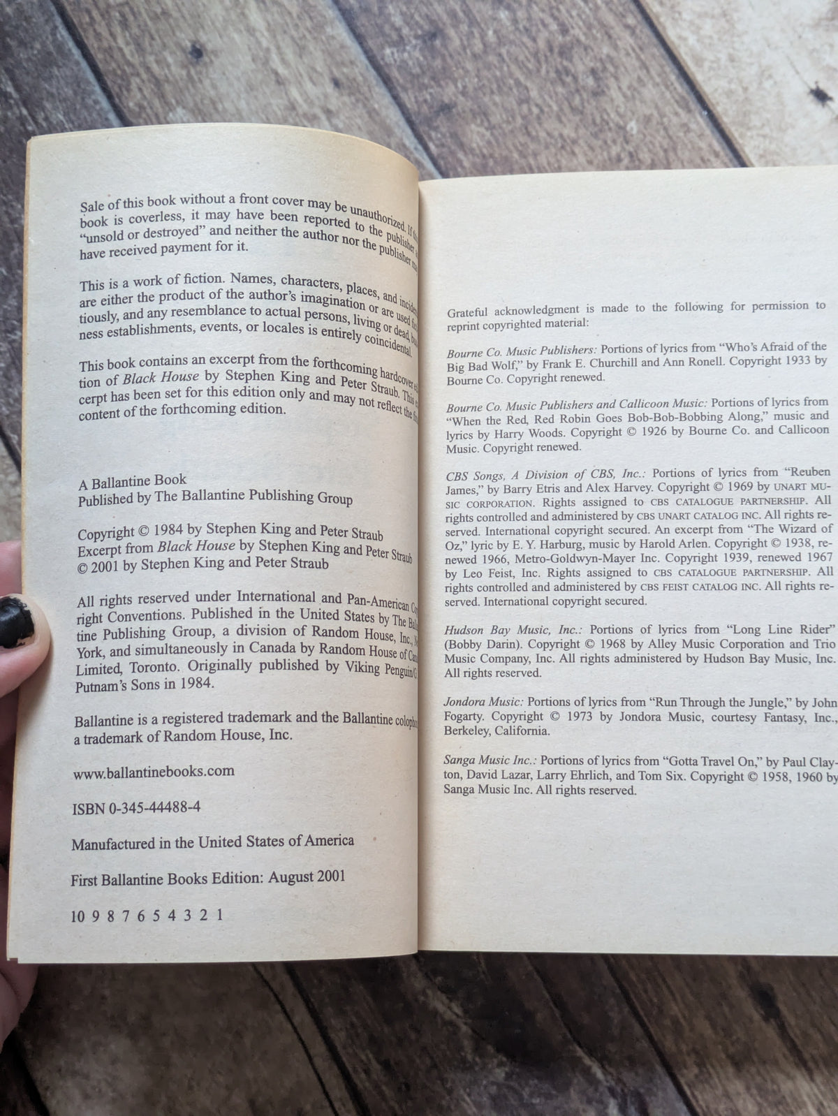 Talisman, The (Vintage Paperback) Stephen King & Peter Straub