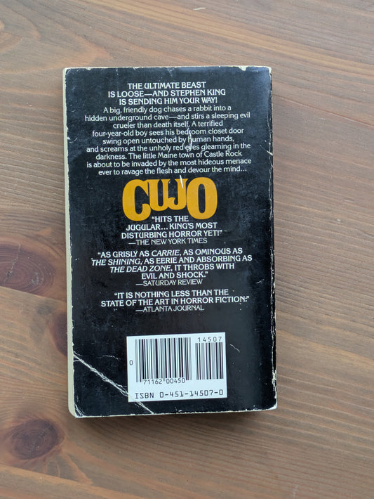 Cujo (Vintage Paperback) by Stephen King