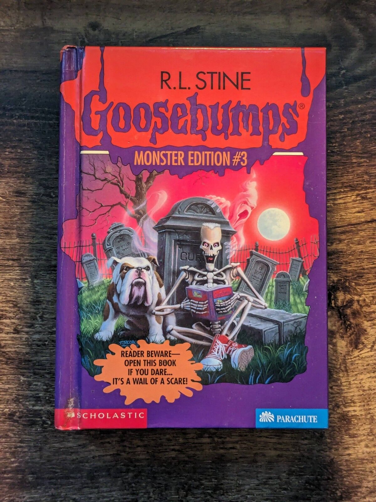 Monster Edition #3 (Goosebumps Hardcover Anthology) by R.L. Stine - Vintage