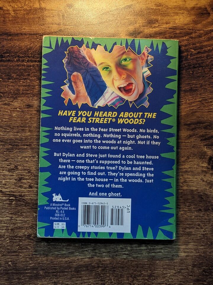 Stay Away from the Treehouse (Ghosts of Fear Street #5) by R.L. Stine - Vintage Paperback