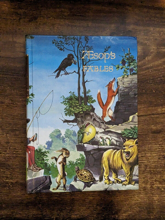 AESOP'S FABLES Illustrated Jr Hardcover Fritz Kredel Illustration 1982 Edition - Asylum Books