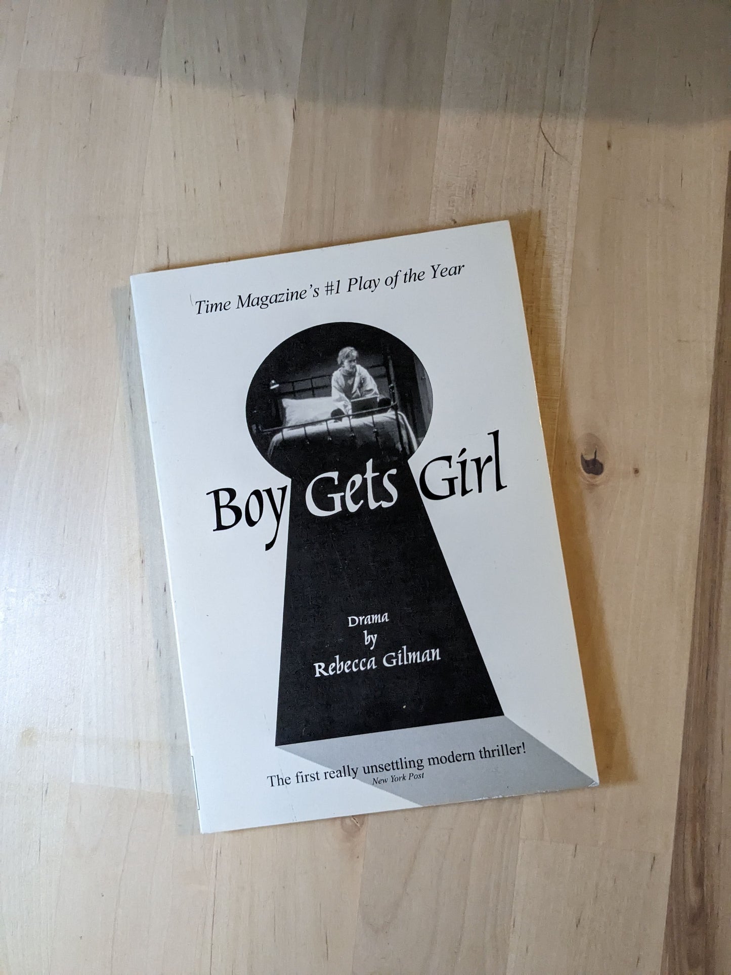 BOY GETS GIRL - Theatrical Thriller Script by Rebecca Gilman (Vintage) - Asylum Books