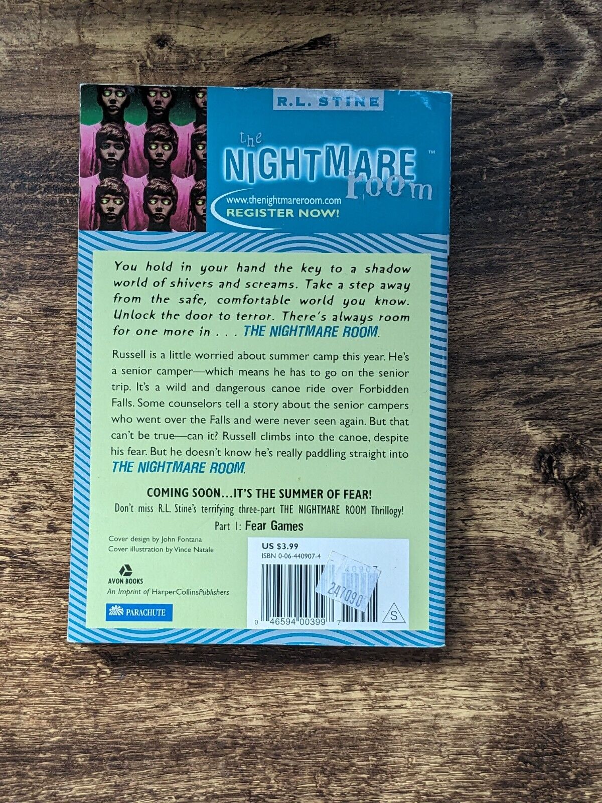 Camp Nowhere (The Nightmare Room #9) Paperback by RL Stine - Asylum Books