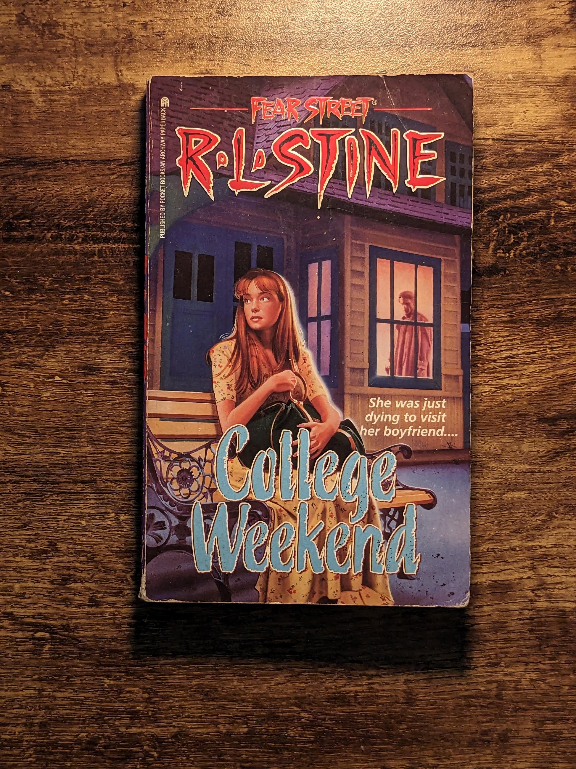 College Weekend (Fear Street #32) by R.L. Stine - Vintage Paperback - Asylum Books