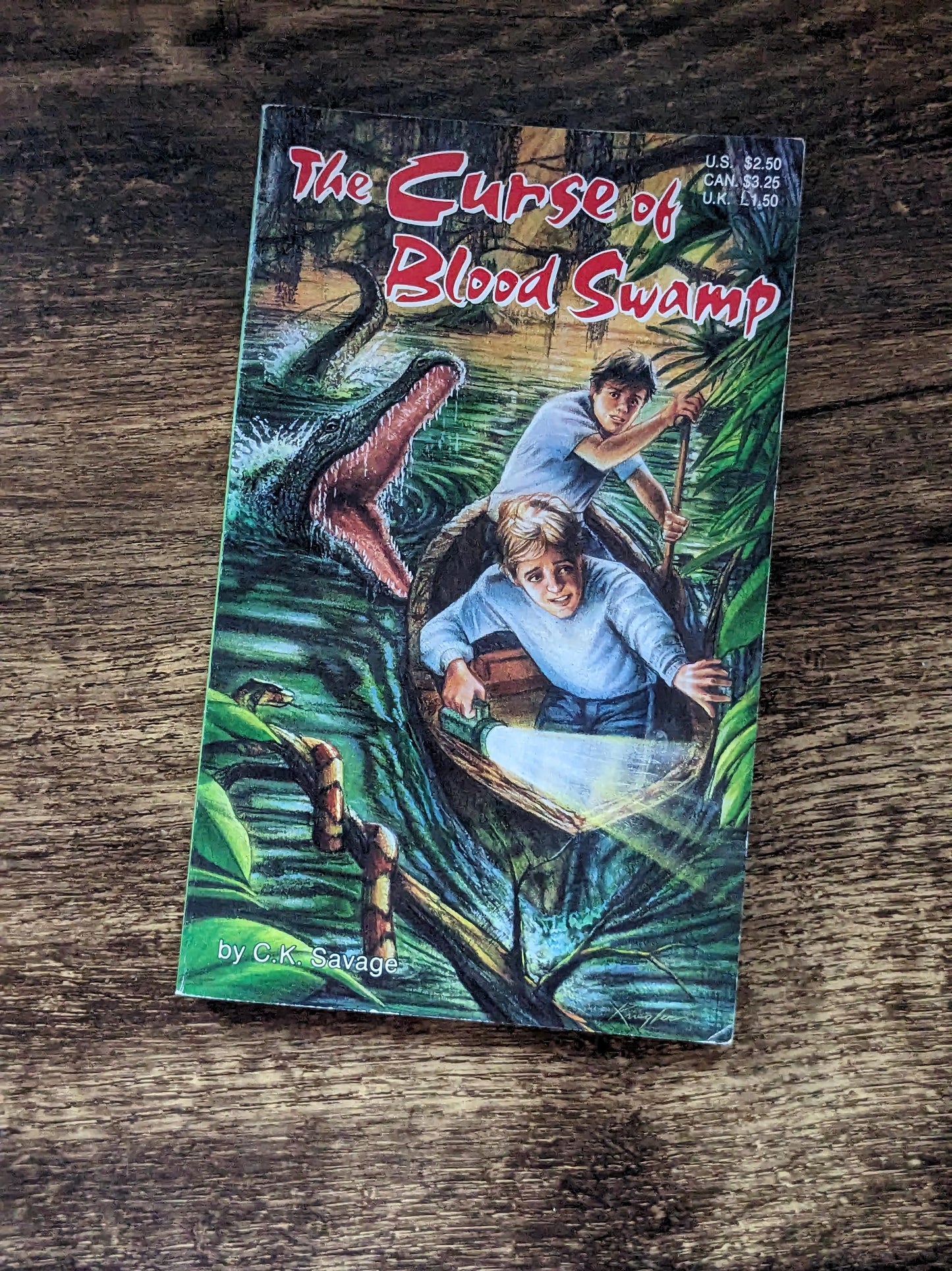 Curse of Blood Swamp, The - Vintage Horror Papeback by C.K. Savage - Asylum Books