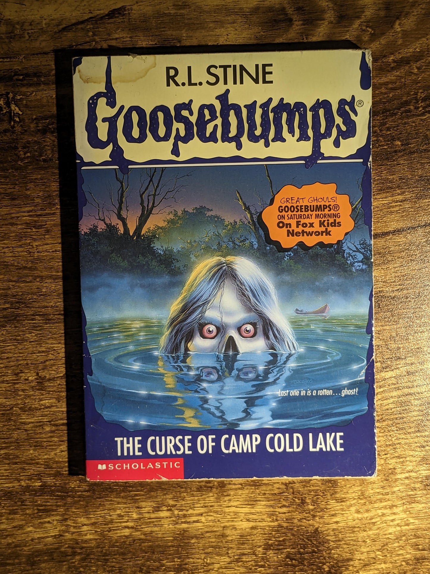 Curse of Camp Cold Lake, The (Goosebumps #56) w/ Rare Cards & Bookmark - R.L. Stine - Asylum Books