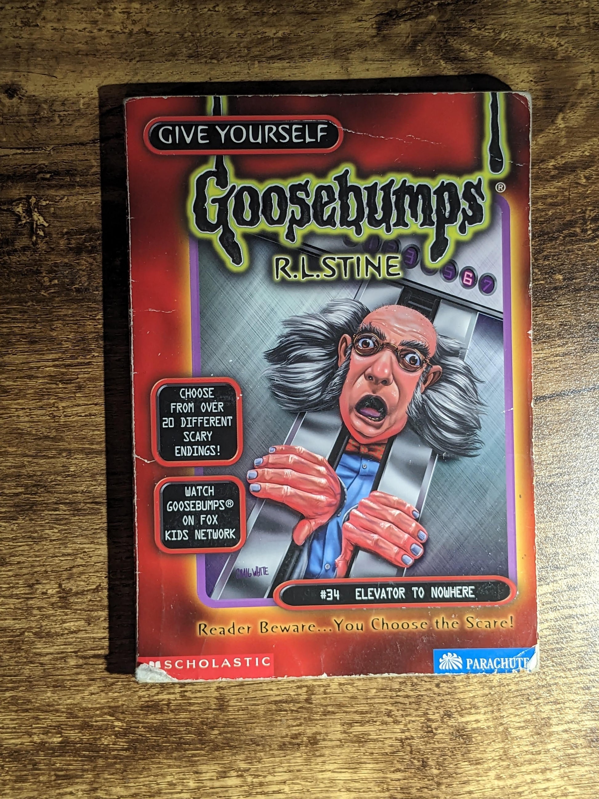 ELEVATOR TO NOWHERE (Give Yourself Goosebumps #34) by R.L. Stine - Asylum Books