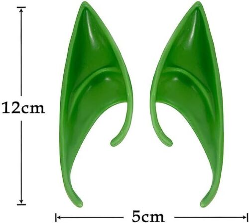 Fairy Pixie Elf Ears, Latex Ear Accessory for Halloween Costume, Cosplay - Asylum Books