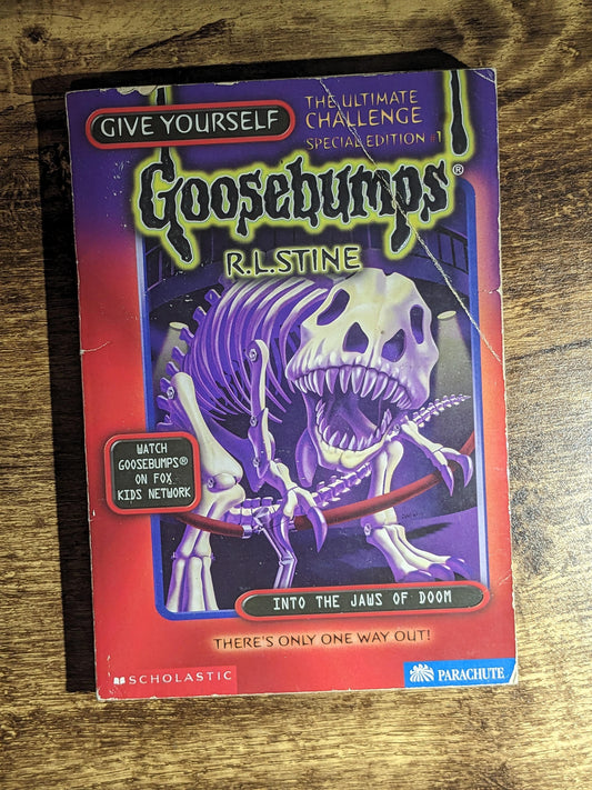 Into the Jaws of Doom (Give Yourself Goosebumps Special #1) by R.L. Stine - Asylum Books