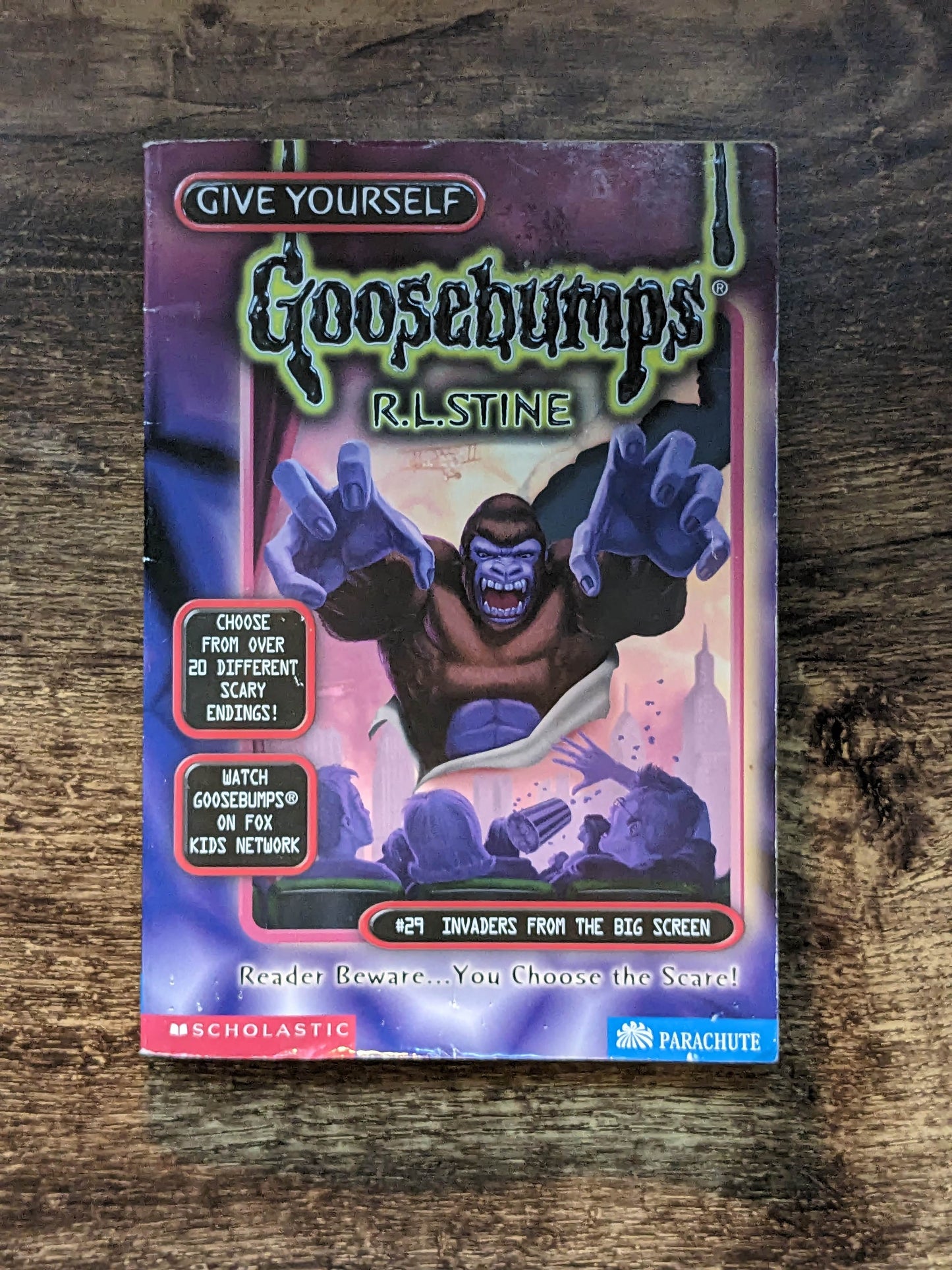 Invaders from the Big Screen (Give Yourself Goosebumps #29) R.L. Stine - Asylum Books