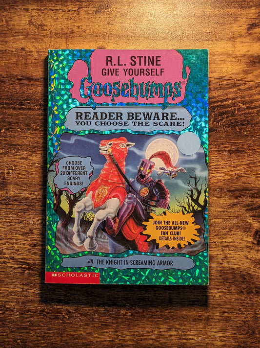 Knight in Screaming Armor (Give Yourself Goosebumps #9) R.L. Stine Vintage Paperback - Asylum Books