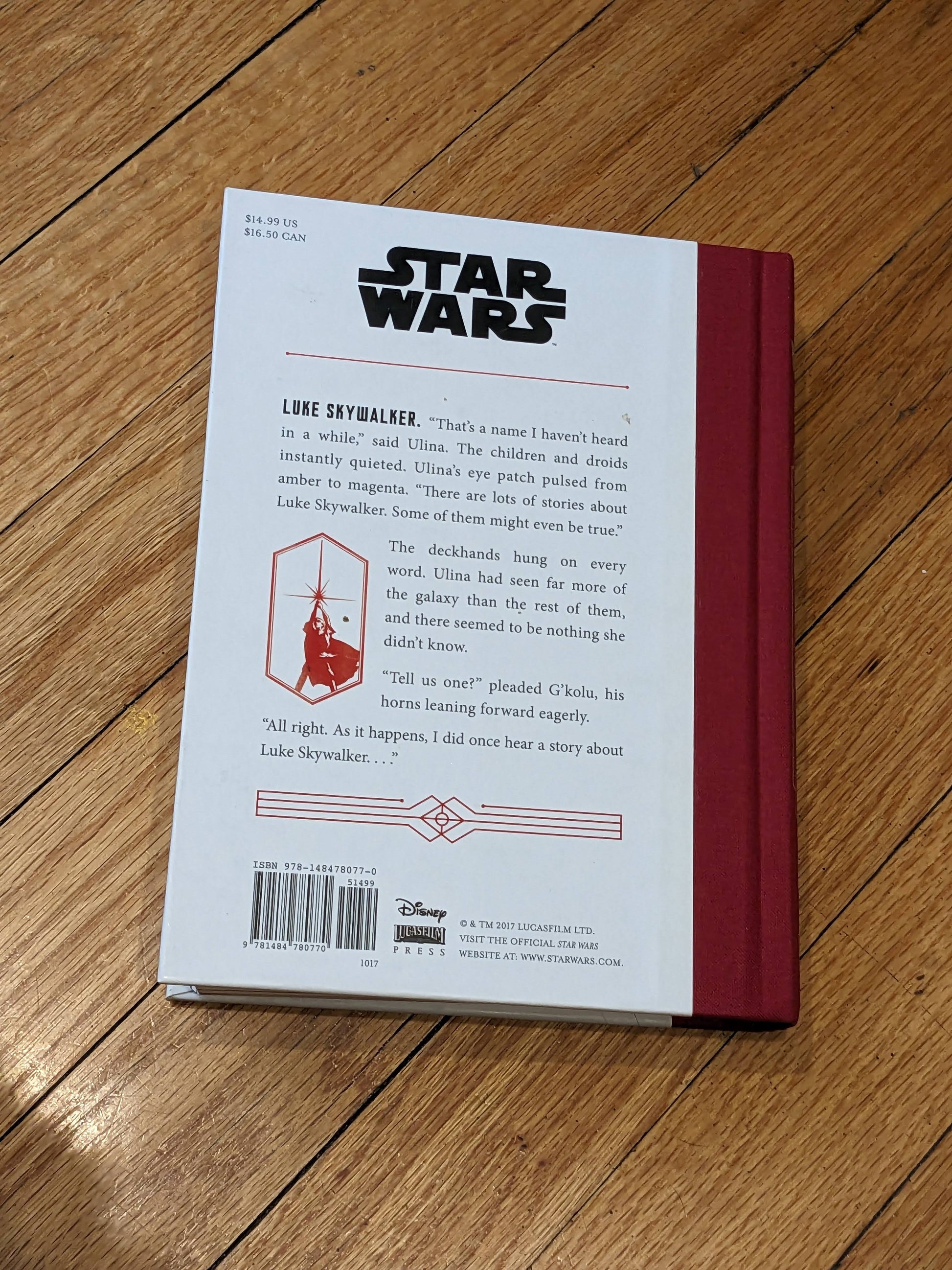 Legends of Luke Skywalker (Star Wars: Journey to The Last Jedi) Hardcover - Asylum Books