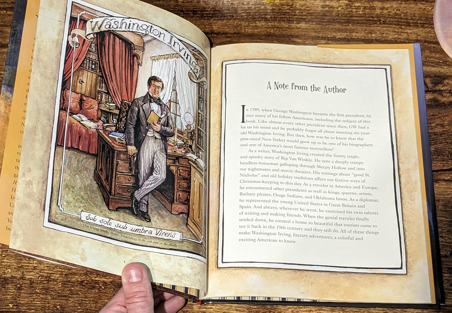 Literary Adventures of Washington Irving: American Storyteller, The (Hardcover) by Cheryl Harness - Asylum Books