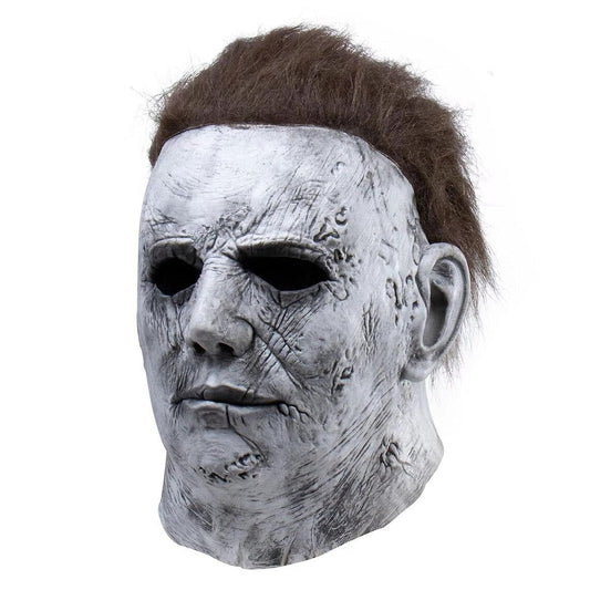 MICHAEL MYERS HALLOWEEN Mask - Spooky 1978 White Blank Mask - Scary Movie Horror Vintage Retro Style Party Mask, Costume, Killer Outfit, Fall Vibes - Asylum Books