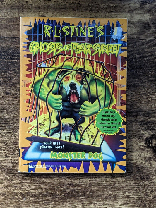 Monster Dog (Ghosts of Fear Street: #24) - R. L. Stine 1997 Paperback Vintage First Edition Printing - Asylum Books