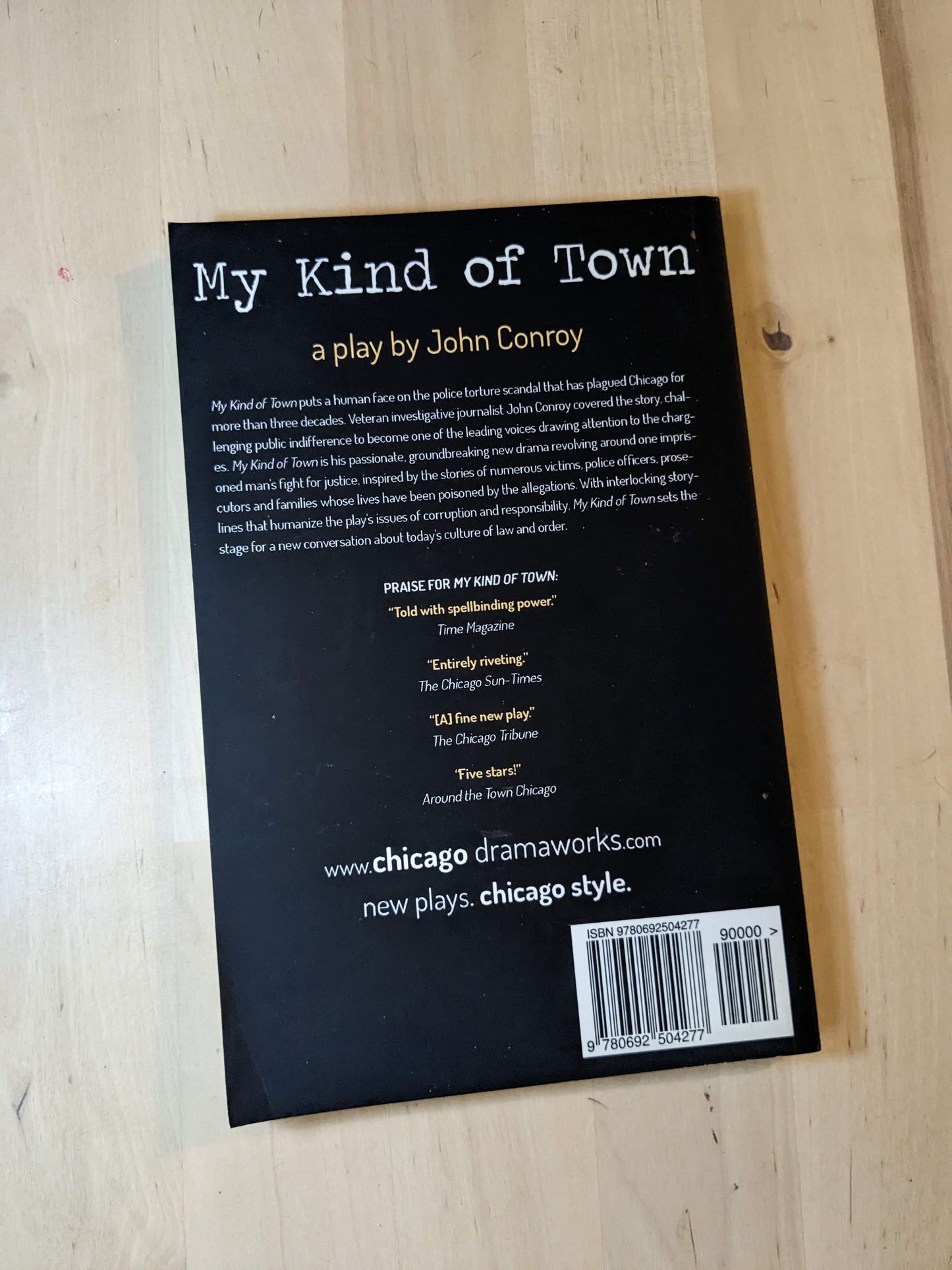 My Kind of Town (Theatrical Play Script) by John Conroy - Asylum Books